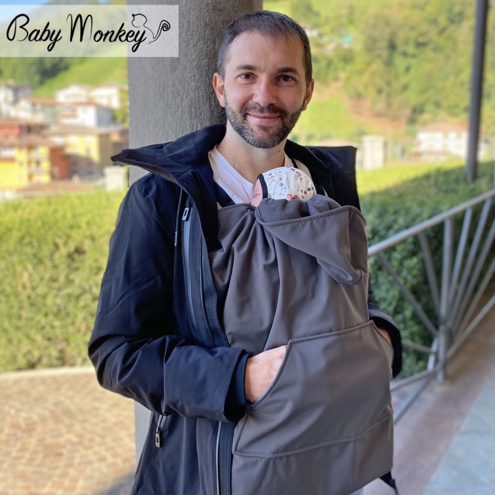 Mid-Season Babywearing Cover - Grey