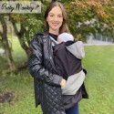 Cover Babywearing invernale - Nero/Cleopatra