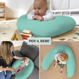 Coussin d'allaitement et de maternité - Menthe