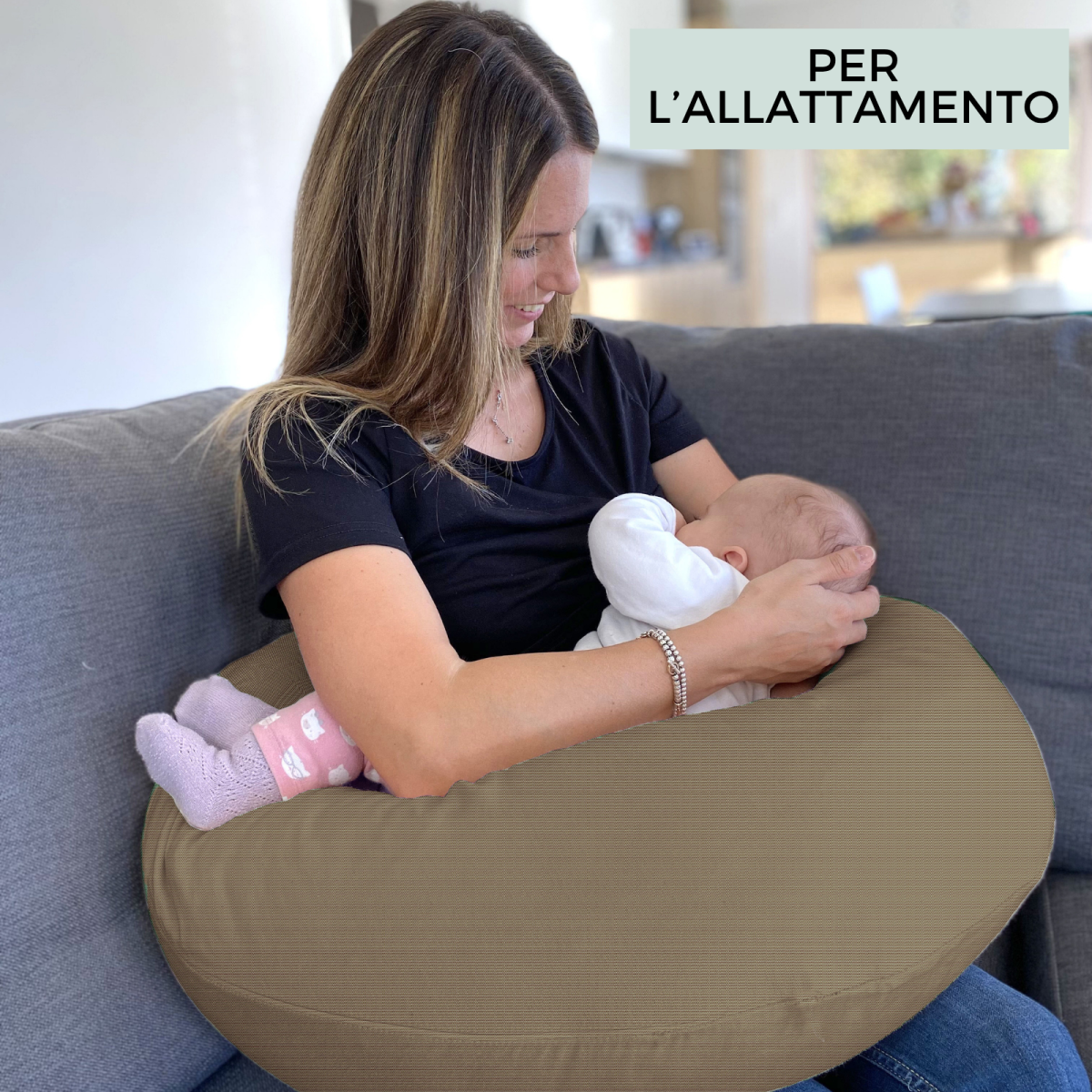 Cuscino Gravidanza e Allattamento - Marrone Cuscino Gravidanza e Allattamento - Marrone