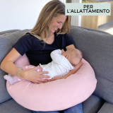 Coussin d'allaitement et de maternité - Rose clair