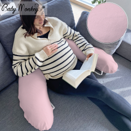 Coussin d'allaitement et de maternité - Rose clair