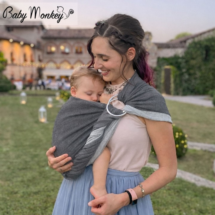 Fascia ad anelli e ring sling per neonati e bebè