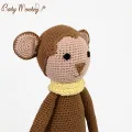 Monkey Knit doll for babies and kids