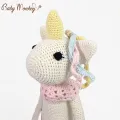 Peluche pupazzo bambino e neonato unicorno