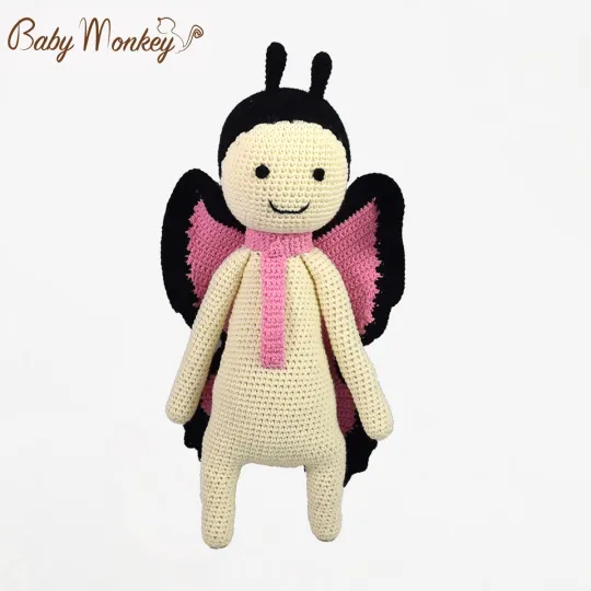 Butterfly Knit doll for babies and kids