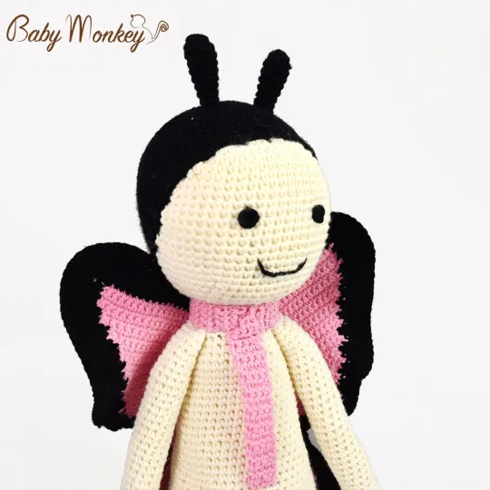 Butterfly Knit doll for babies and kids