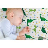Dino - Bedruckte Bettwäsche aus Baumwollsatin