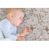 LittleMonkey - Lenzuola Jacquard in raso di Modal e Cotone