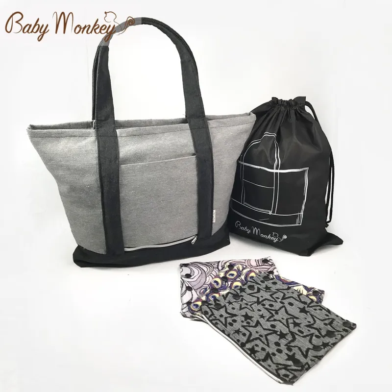 Nursery bag with interchangeable pockets