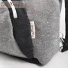 Multipurpose nursery backpack interchangeable placket