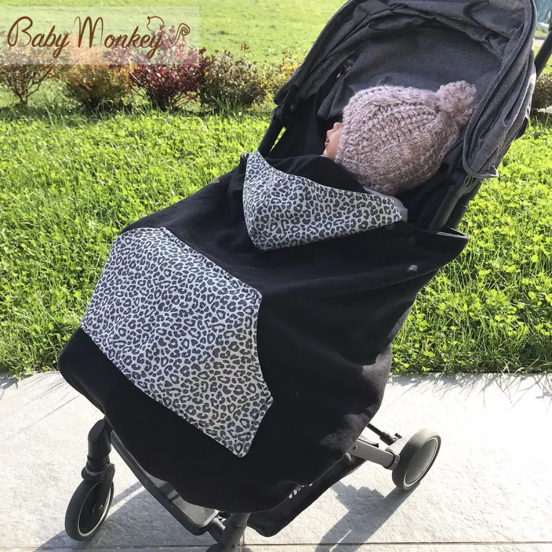 Winter Cover Babywearing - Black/Savannah