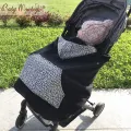 Winter Cover Babywearing - Black/Savannah