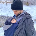 Cobertor de porteo de invierno - Azul/Cleopatra