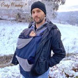 Cover Babywearing invernale - Blu/Cleopatra