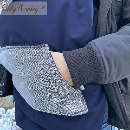 Couverture de portage pour porte-bébés | Porter en hiver