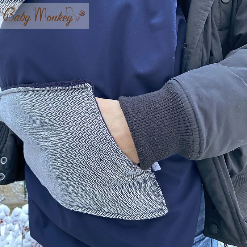 Couverture de portage pour porte-bébés | Porter en hiver