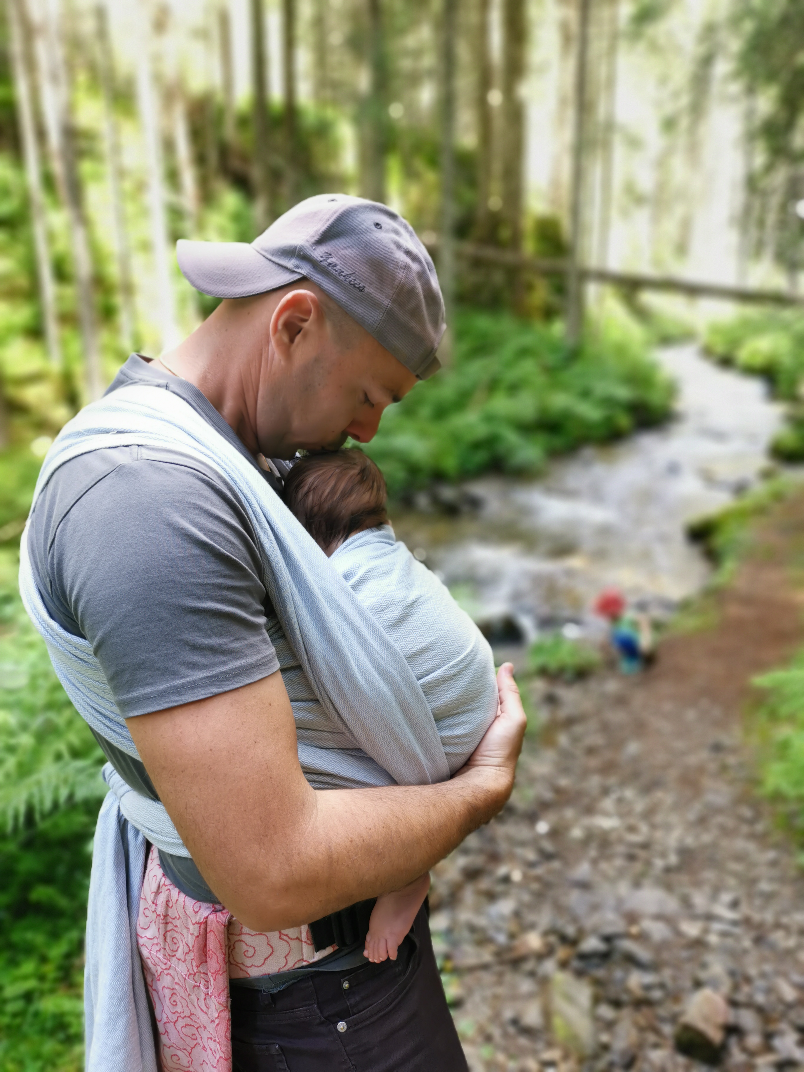 portare in fascia papà