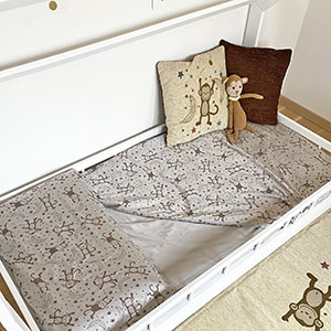 kids cushions bed
