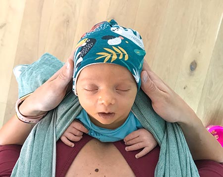 Écharpe tissée et sling à anneaux BabyMonkey