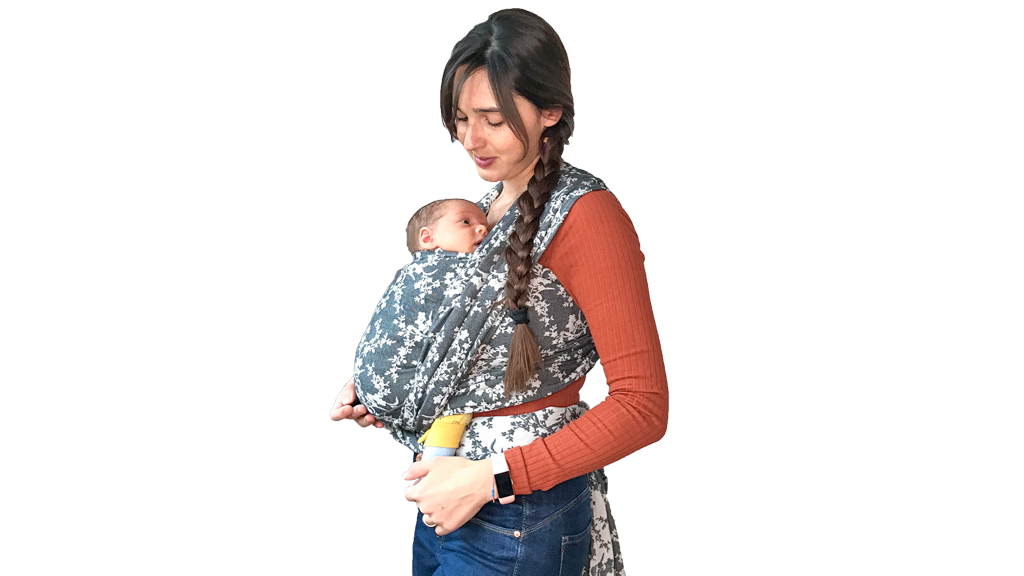 BabyMonkey Babytragetuch mit Neugeborenem