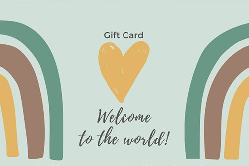 gift card chambre enfant nouveau-ne fille garcon cadeau naissance bapteme