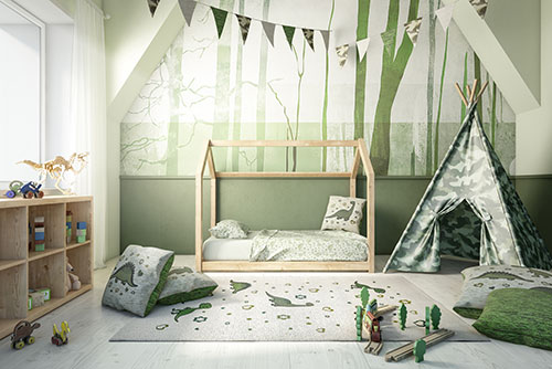 idée cadeau naissance chambre d'enfant fille garcon bapteme dinosaurs