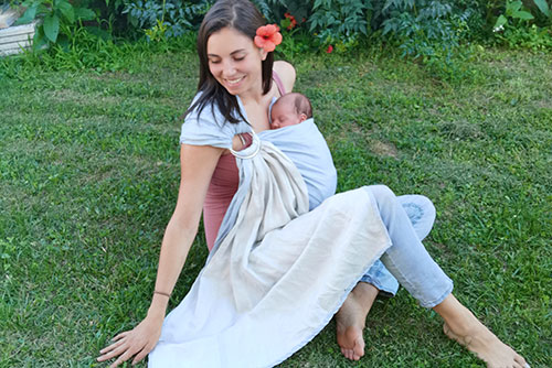 cadeau naissance ring sling