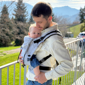 Baby carrier for walks and movement