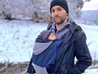 Babywearing in inverno