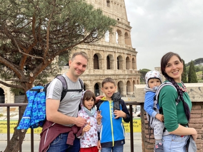 Viaggio a Roma con 3 Bambini…e un marsupio!